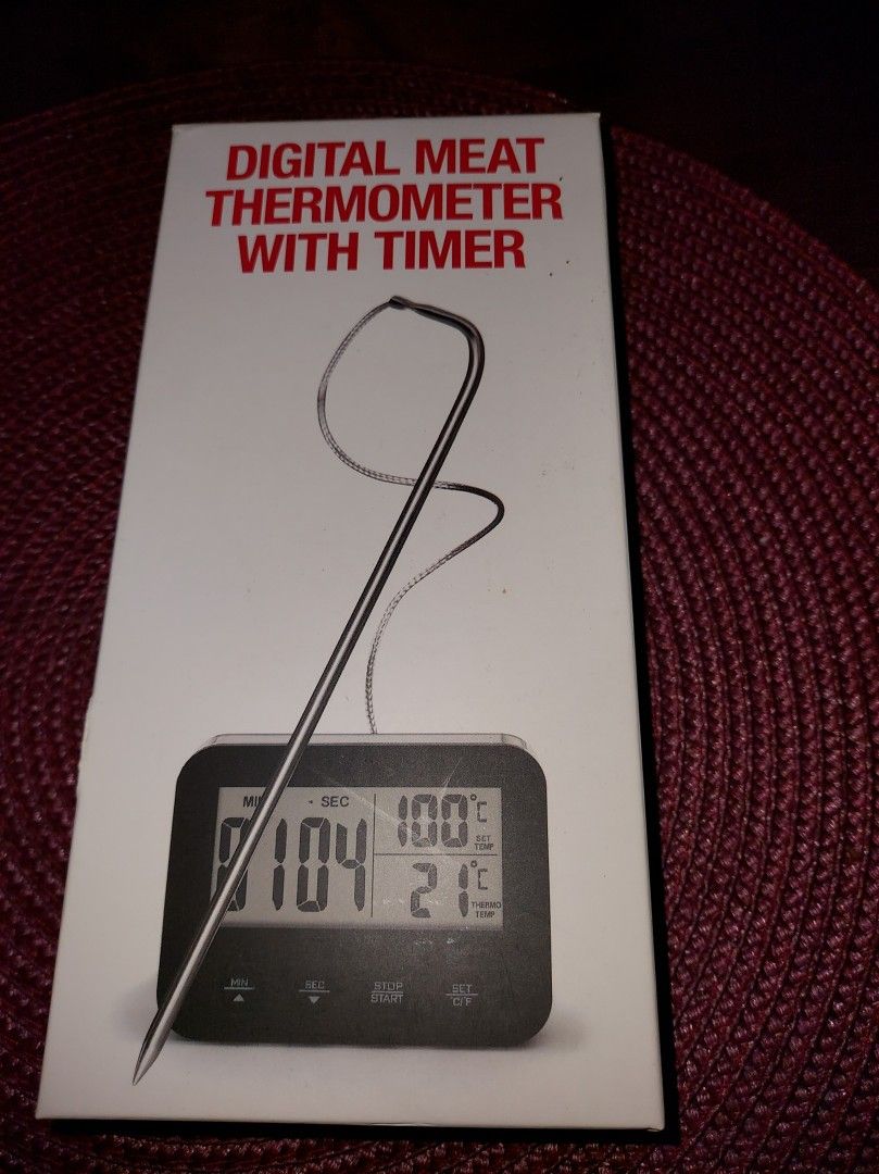 Digital Meat thermometer with timer