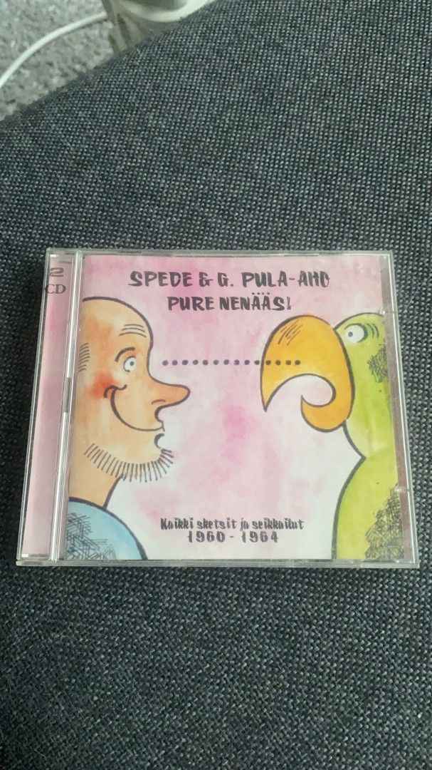 Spede ja G.Pula-Ahon sketsejä cd-levyinä