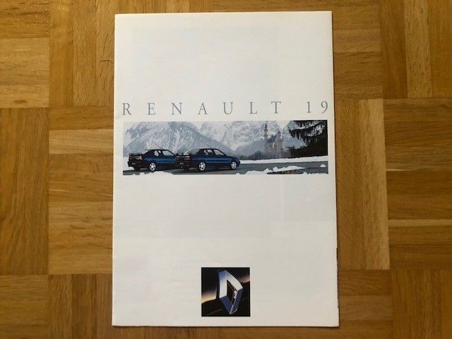 Esite Renault 19 vuodelta 1992