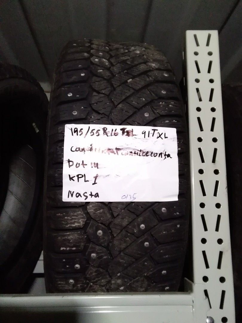 Nasta 195/55R160 continental contiicecontact 1kpl