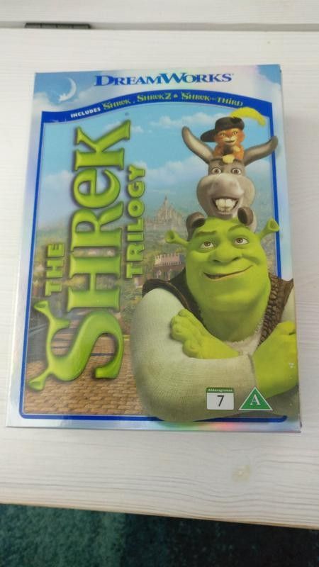 The Shrek Trilogy DVD-boxi