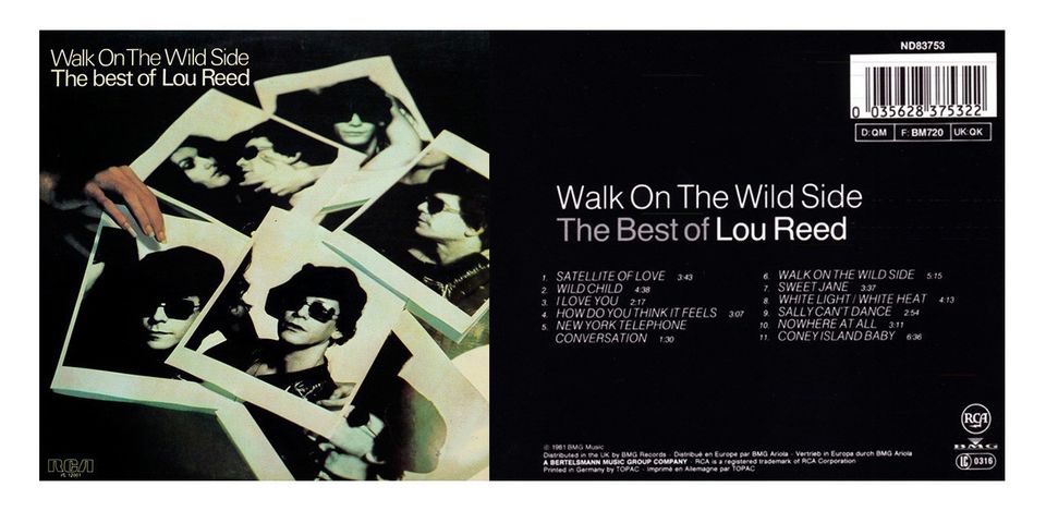 UUSI The Best Of Lou Reed CD (1981) - Ilmainen Toimitus