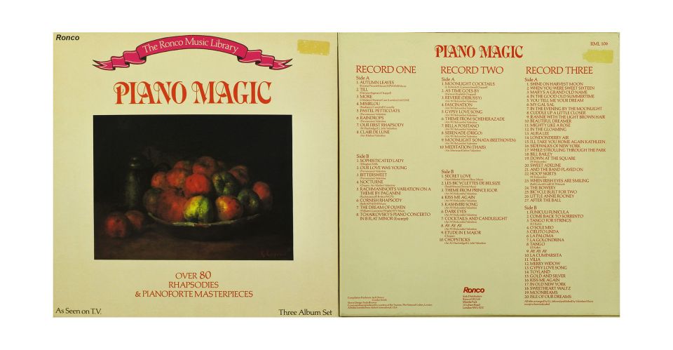 Piano Magic Over 80 Masterpieces 3LP