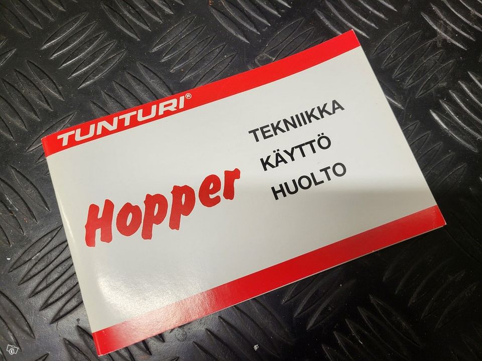 Tunturi Hopper: käyttö-/huoltokirja, uusi
