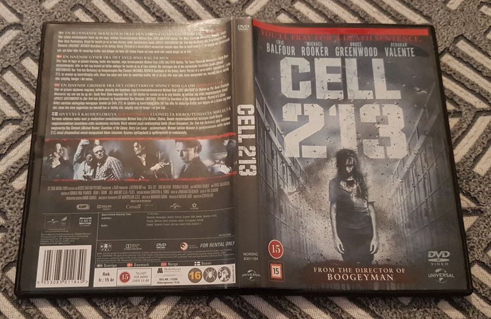 Cell 213 DVD
