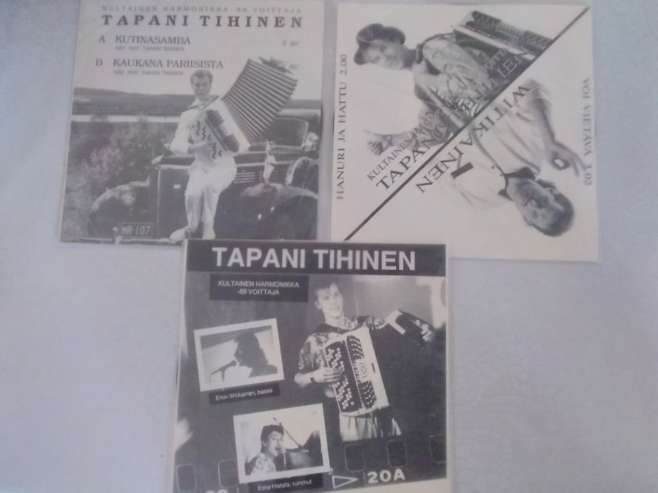 3x Tapani Tihinen 7" Single
