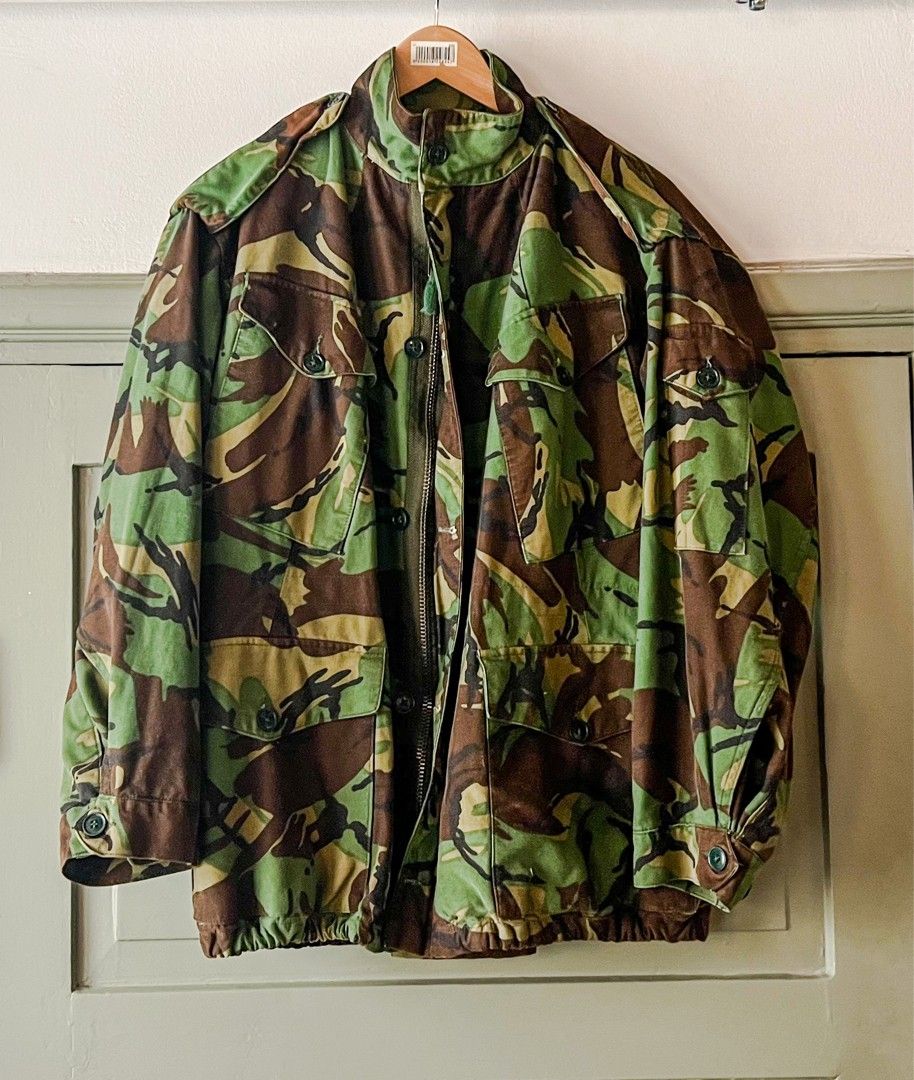 Vintage Army Jacket Camouflaged