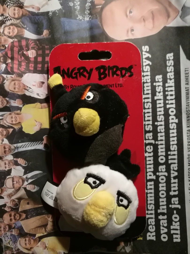 Angry birds 2 kpl pehmohahmot D=n.6 cm