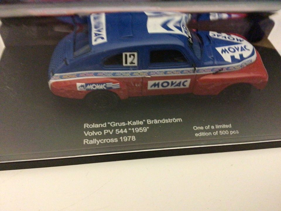 Volvo 544 Rally pienoismalli bil car toy keräily