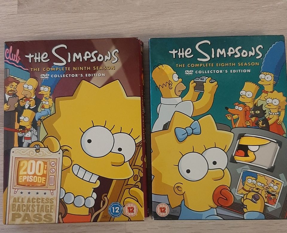 Simpson dvd kokoelma 8kpl