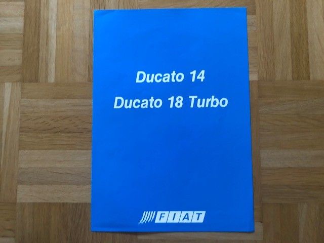 Esite Fiat Ducato 14 & Fiat Ducato 18 Turbo 1986