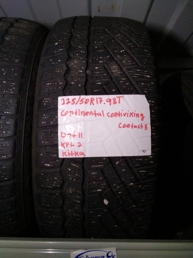 Kitkarenkaat 225/50R17 Continental 2kpl Q150