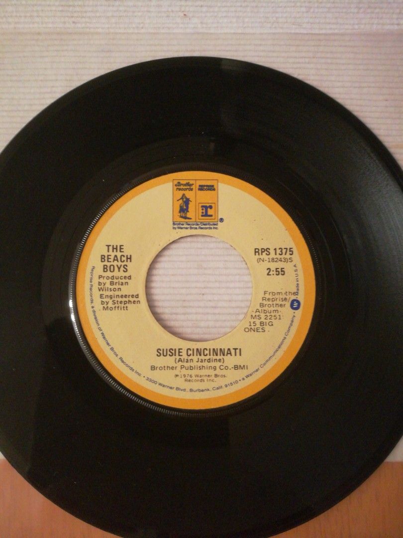 The Beach Boys 7" Susie Cincinnati