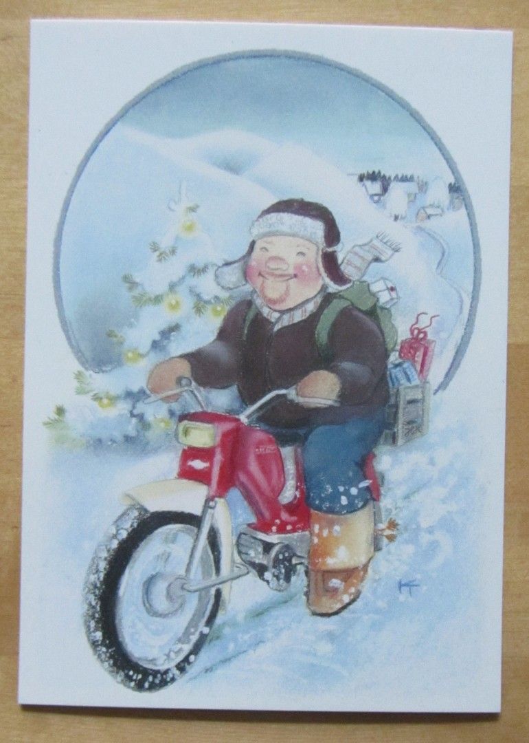 Kaarina Toivasen -joulupostikortteja