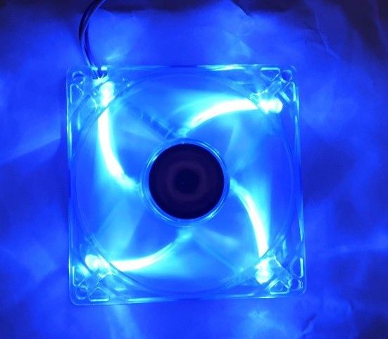 Revoltec: Blue - Led fan, koko 80 / 92 / 120mm