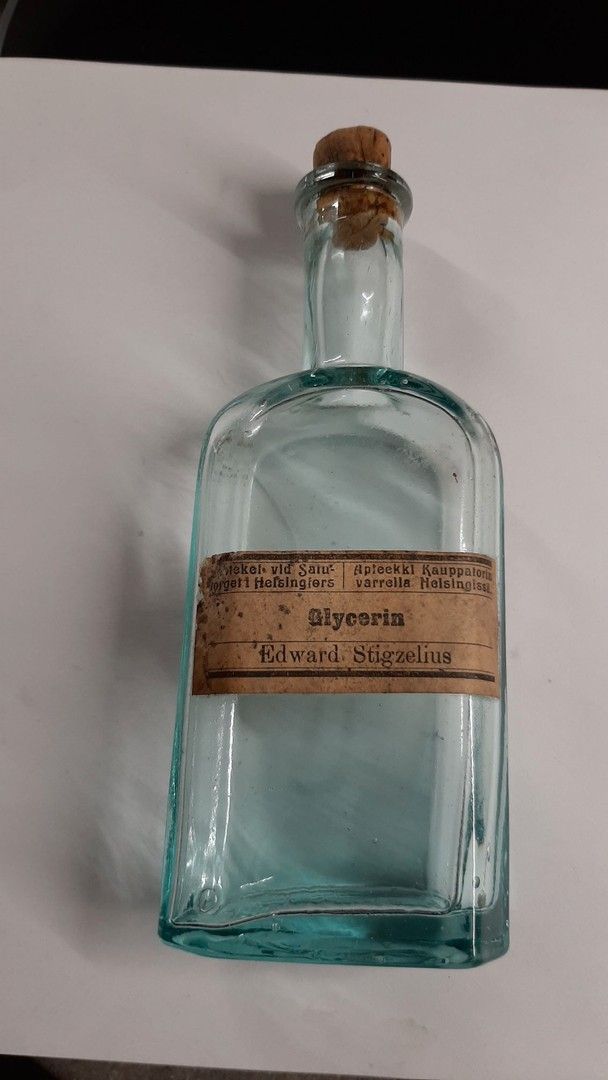 Vanha apteekki pullo Glycerin