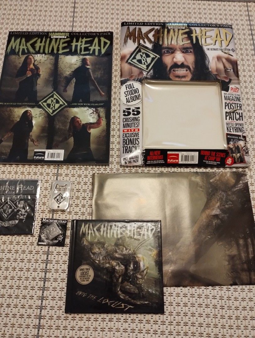 Machine Head Into The Locust CD ja lehti