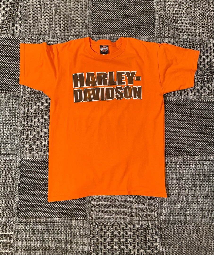 HARLEY DAVIDSON mens L heavy 100%cotton t shirt