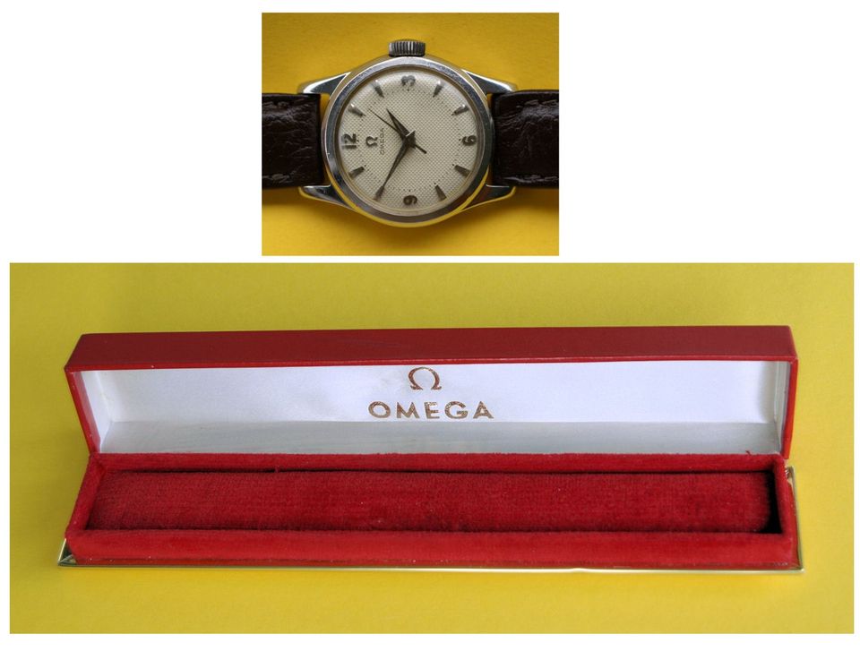 Vanha Omega naisten kello + Boxi