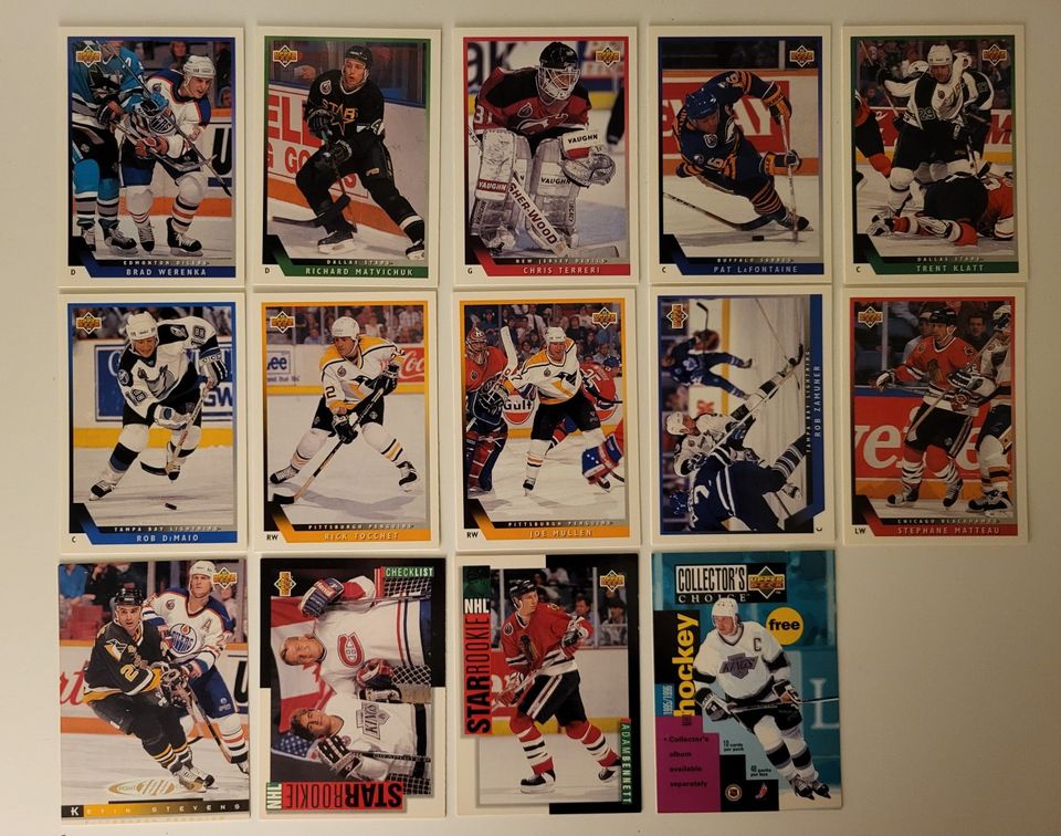 Upper Deck 1993-1994 NHL -jääkiekkokortteja