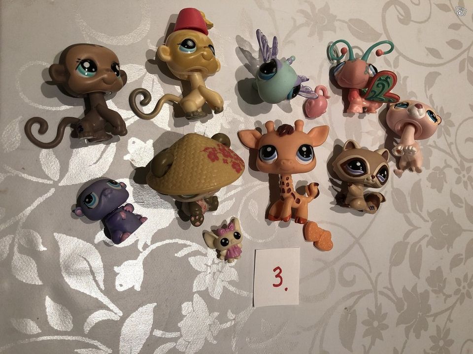 Littlest Pet Shop satuhahmoja ja villieläimiä