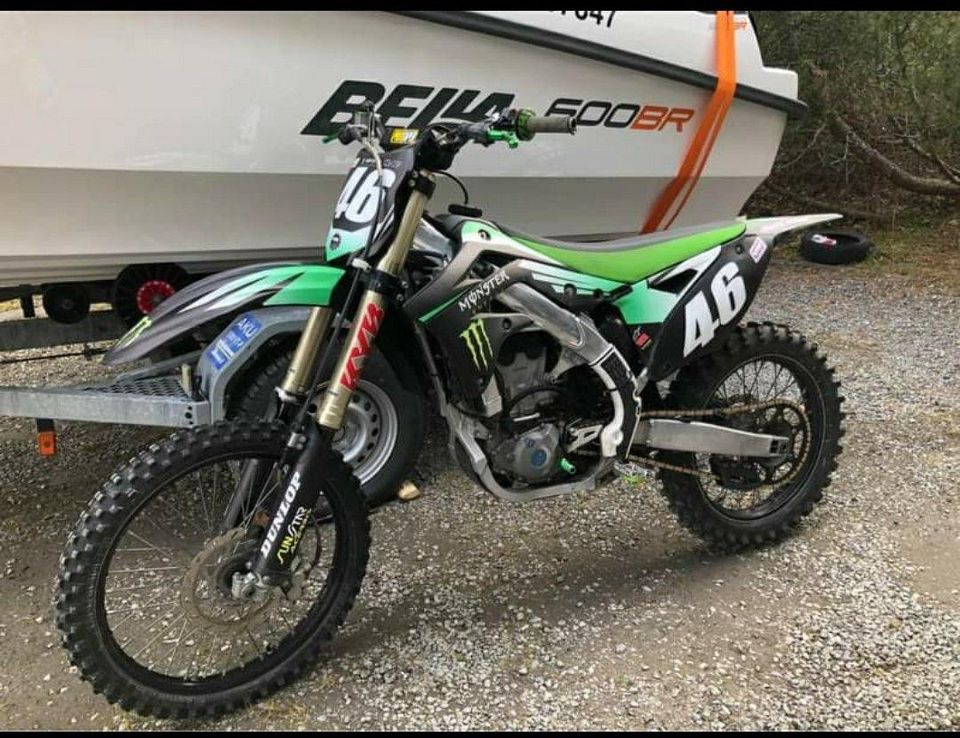 Kawasaki kx450f puretaan