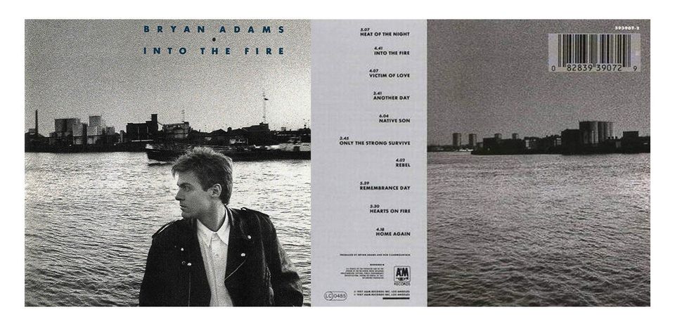 UUSI Bryan Adams Into The Fire (1987) - Ilmainen Toimitus