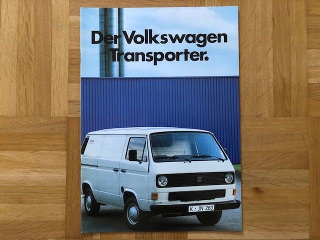 Esite Volkswagen Transporter T3 vuodelta 1983/1984