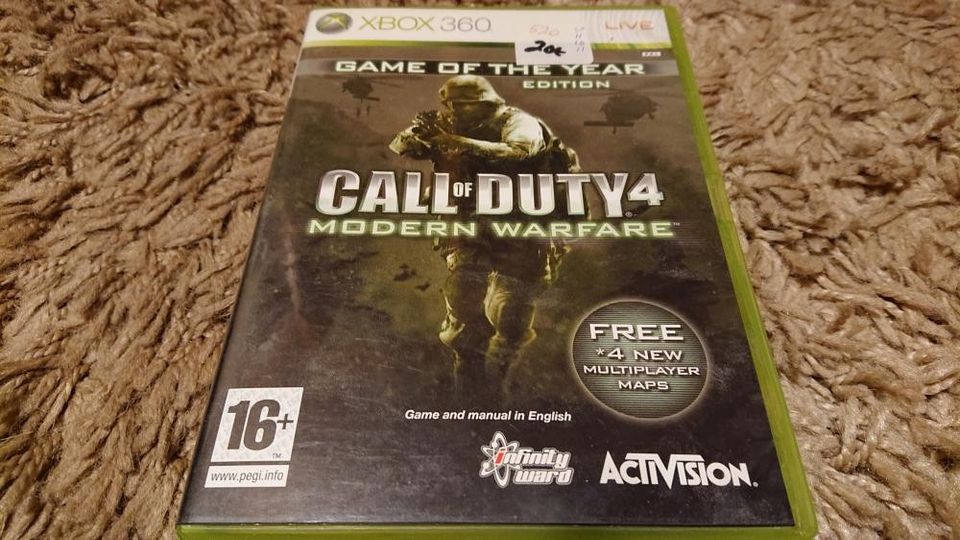 Call of duty 4 Modern warfare (Xbox 360)