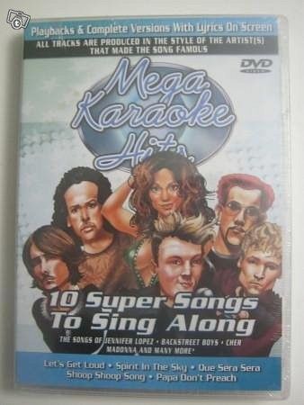 Mega Karaoke Hits vol. 10, uusi dvd, Imatra/posti