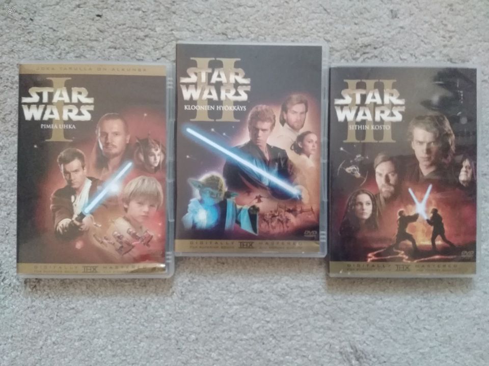 Star Wars -dvd:t, kolme erilaista, Imatra/posti