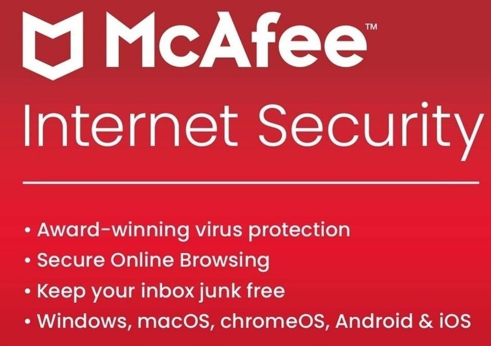 McAfee Internet Security Antivirus 3 Laitetta