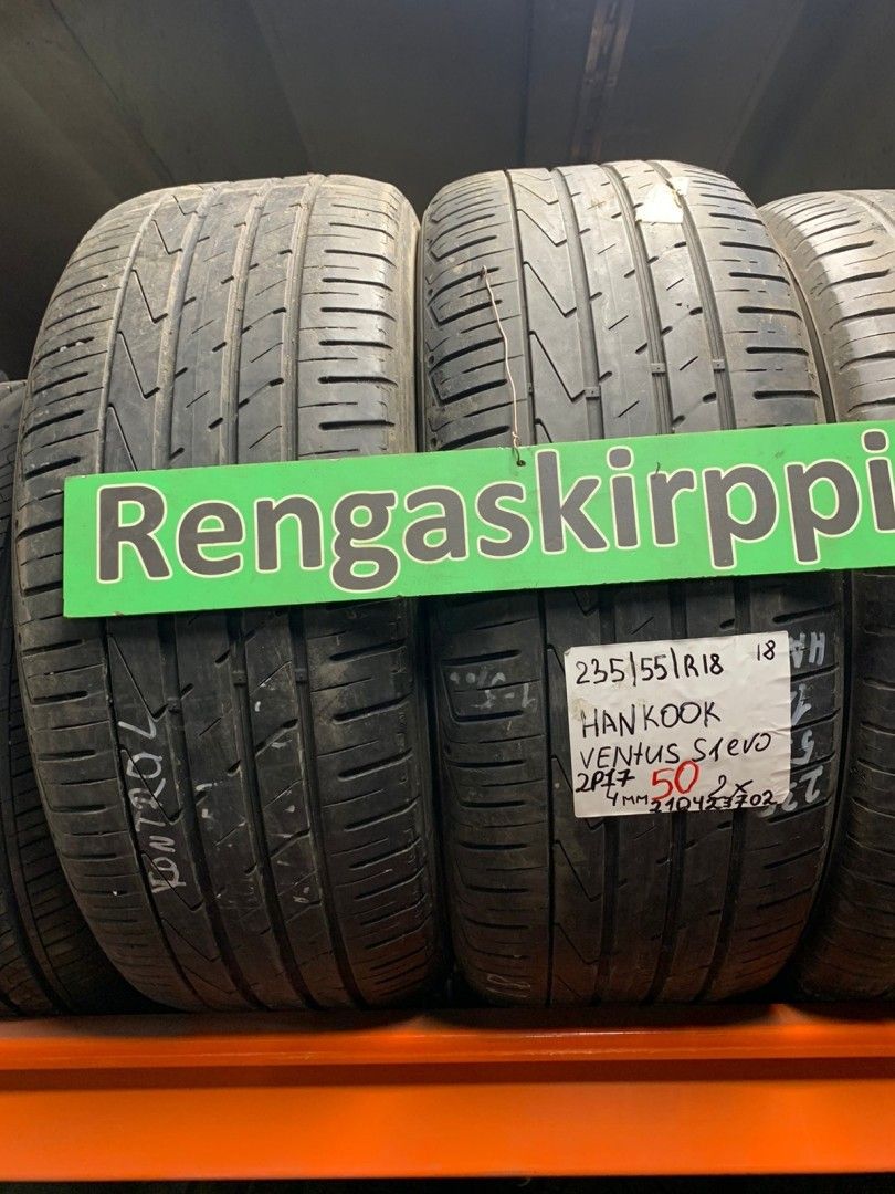 235/55R18 käytetyt kesärenkaat Hankook