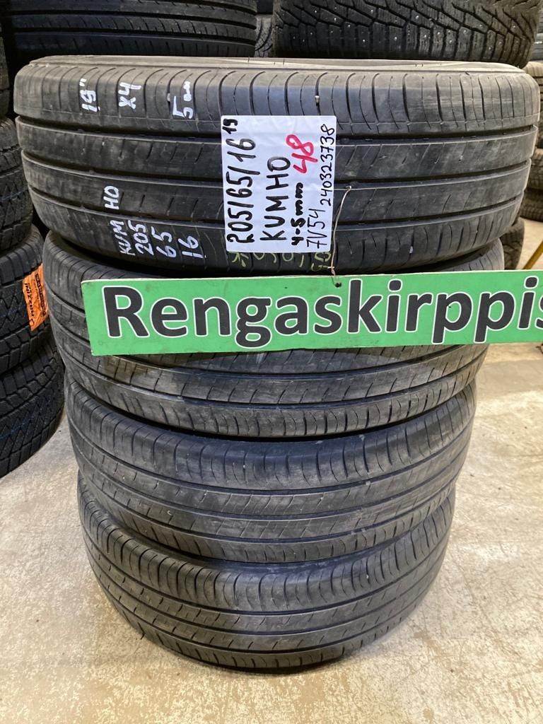 205/65R16 käytetyt kesärenkaat Kumho