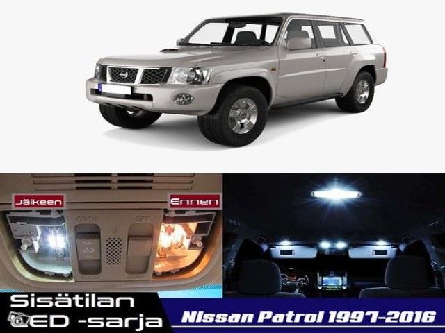 Nissan Patrol (Y61) Sisätilan LED -sarja ;x17