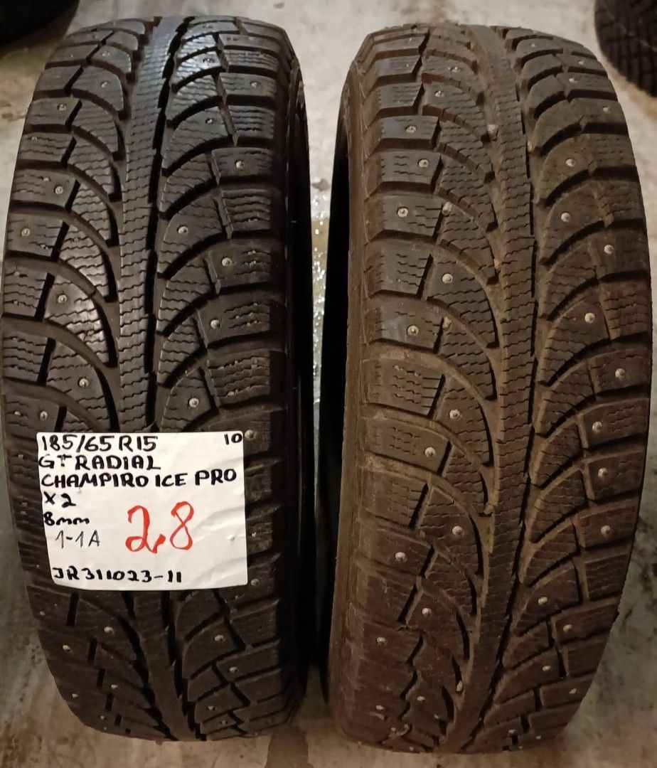 185/65R15 käytetyt nastarenkaat GT Radial