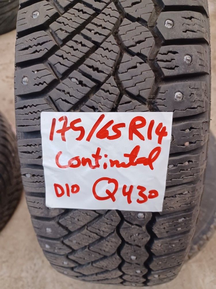 Nastarenkaat 175/65R14 continenal Q430