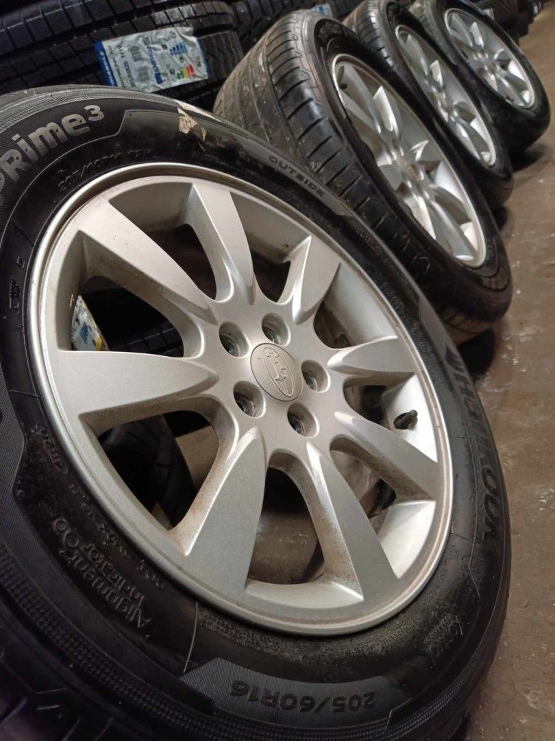 SUBARU R16x6.5 +205/60R16 Hankook VP3 6.5mm