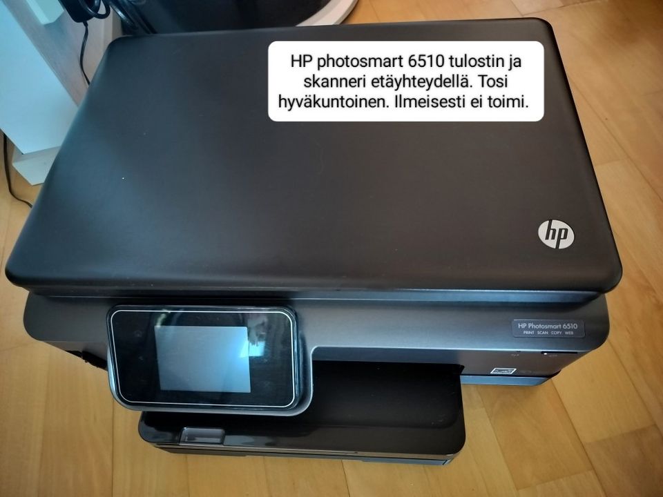 HP photosmart tulostin ja skanneri etäyhteydellä