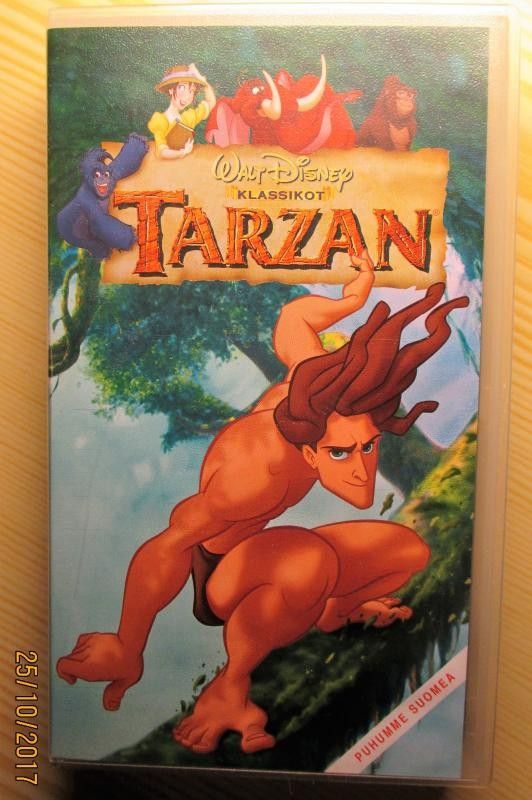 Tarzan lasten Disney VHS-elokuva