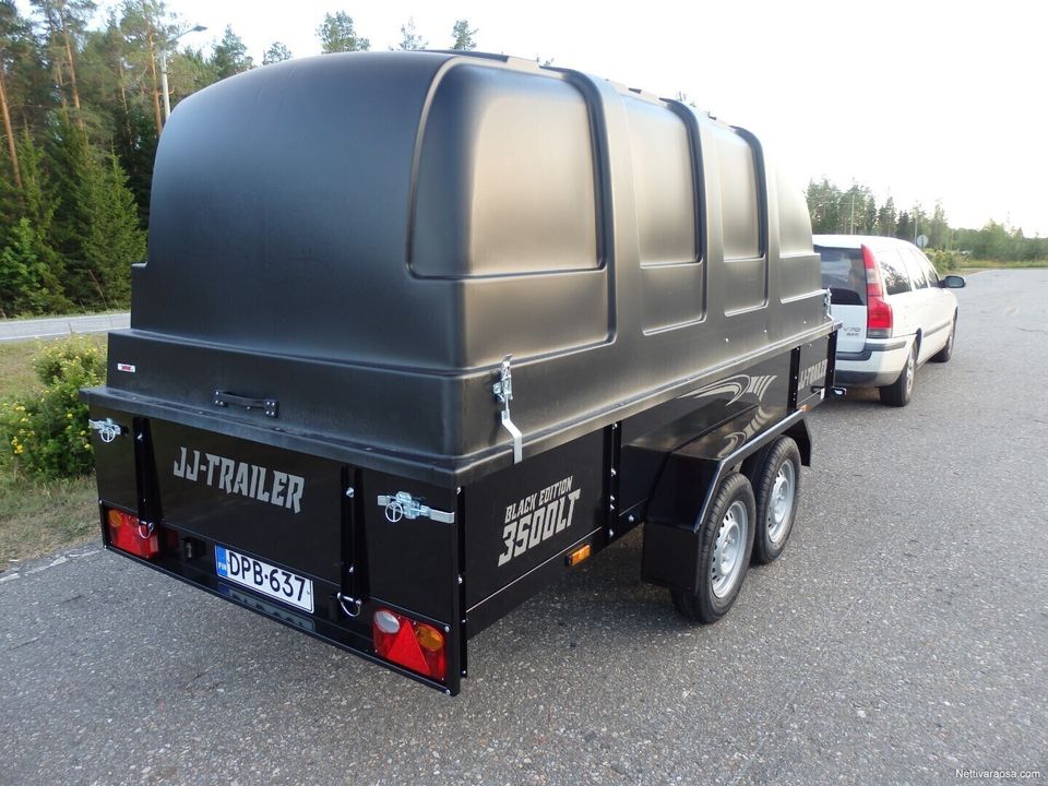 JJ-Trailer 3500 LT Black UUSI HIENO MUSTA KUOMUKÄR