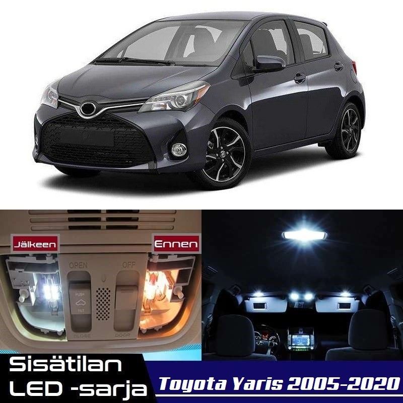 Toyota Yaris Sisätilan LED -muutossarja 6000K