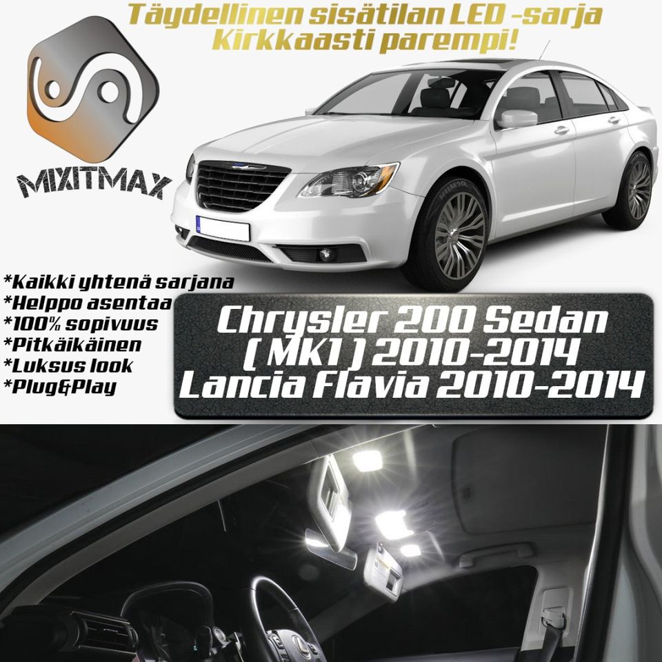 Chrysler 200 / Flavia (MK1) Sisätilan LED -muutos