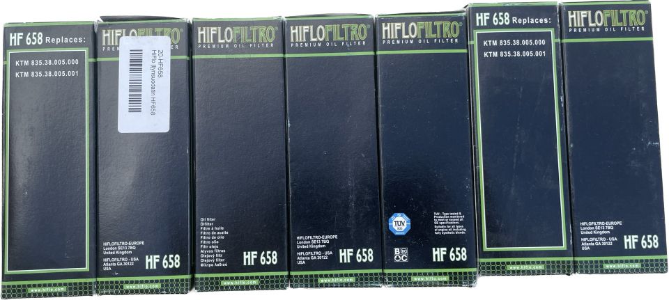 Hiflofiltro öljynsuodatin HF658 7kpl KTM
