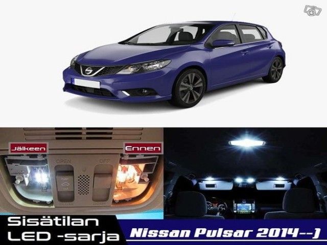 Nissan Pulsar (C13) Sisätilan LED -sarja ; x7