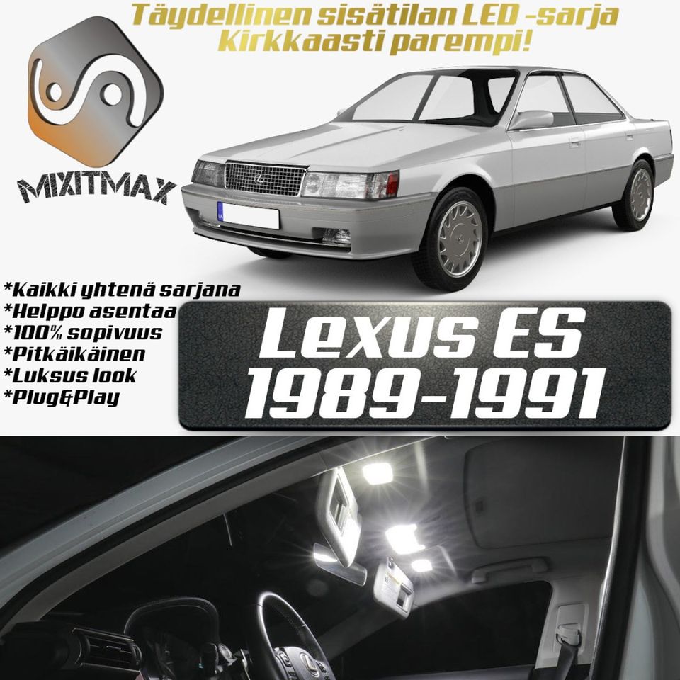 Lexus ES250 (V20) Sisätilan LED -muutossarja 6000k