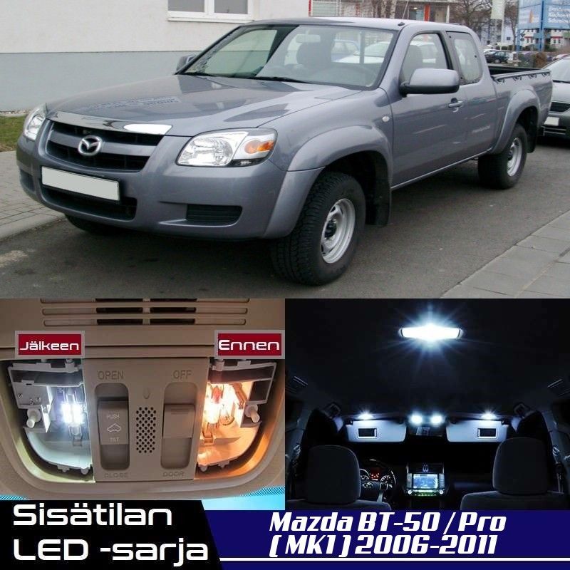 Mazda BT-50 (MK1) Sisätilan LED -muutossarja 6000k