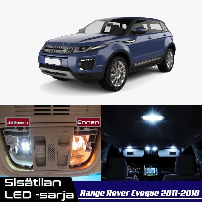 Range Rover Evoque Sisätilan LED -muutossarja