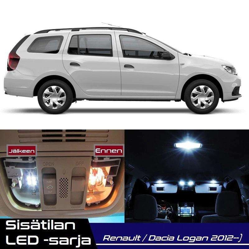 Renault / Dacia Logan Sisätilan LED -muutossarja