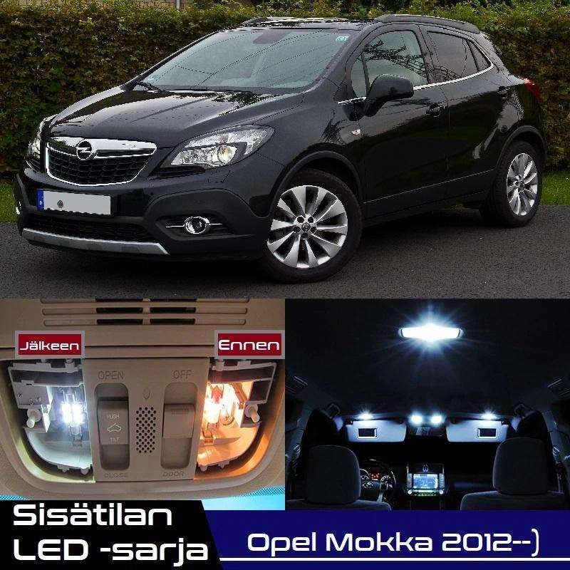 Opel Mokka Sisätilan LED -muutossarja 6000K